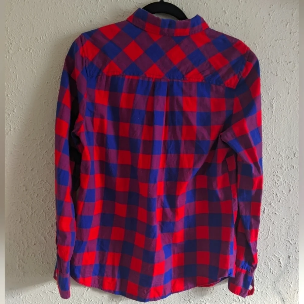 J. Crew Boy Fit Buffalo Plaid Shirt